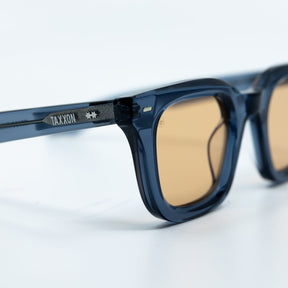 Zid Sunglasses with Onyx Frame & Brown Lens