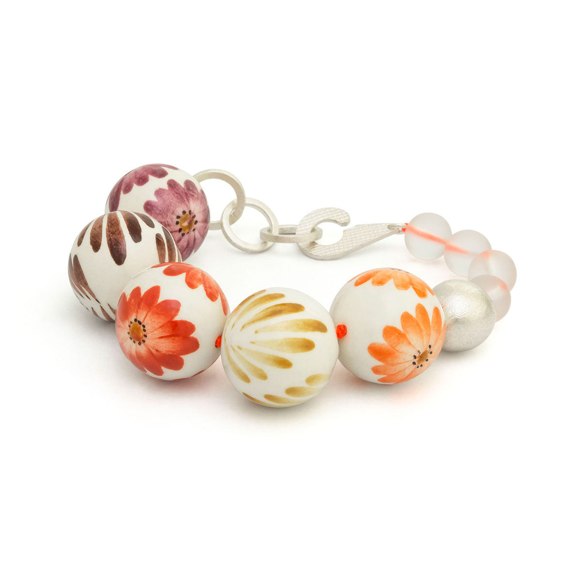 CARMEN Artisan Ceramic & Crystal Bracelet