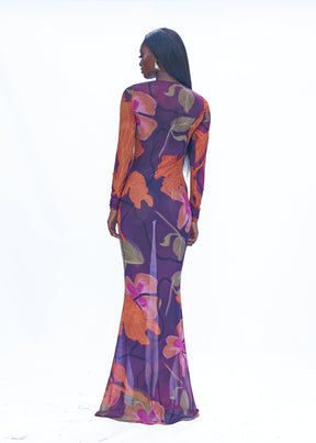 MESH LONG DRESS