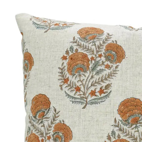 Unique Block Hand-Printed Viscose Linen Pillow Cover- Mohini