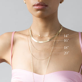Sofia Gold Delicate Dainty Gold Chain Necklace