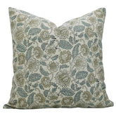 Boho Decor Block  Print Linen Blend Cushion Cover - Mandakini