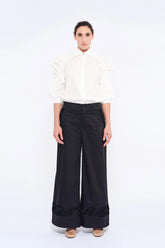 Bimba Puff Sleeve Blouse | White