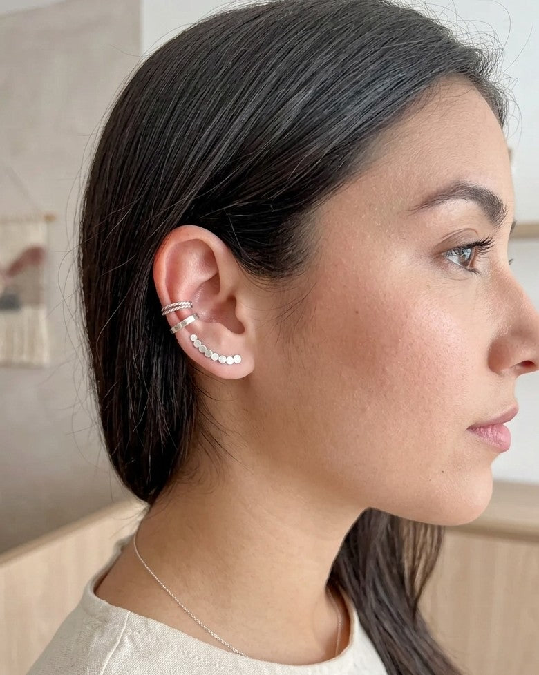 Ce Luxe Beaded Ear Climber
