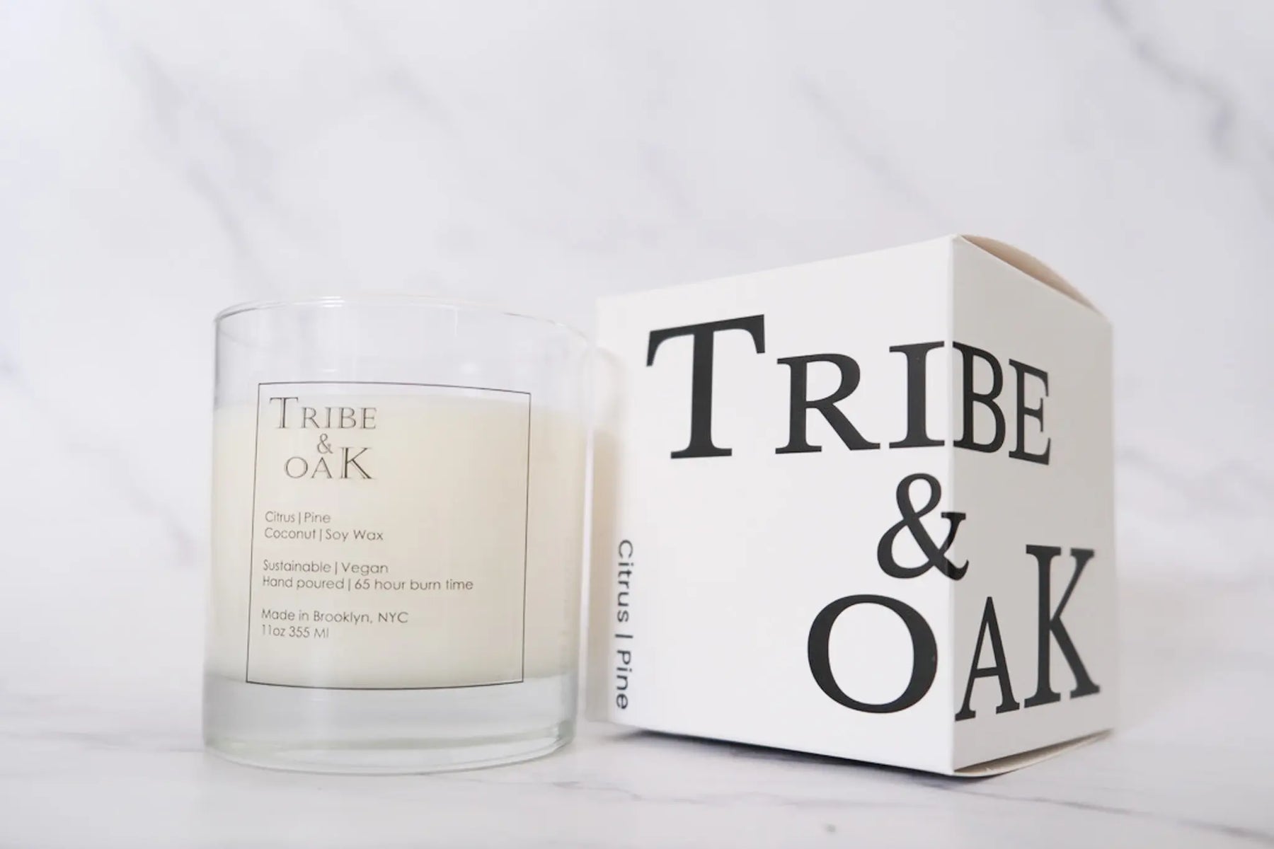 Citrus Pine Coconut-Soy Candle