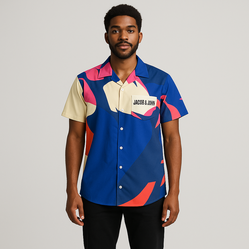 Pastel Colored Button-up Shirt