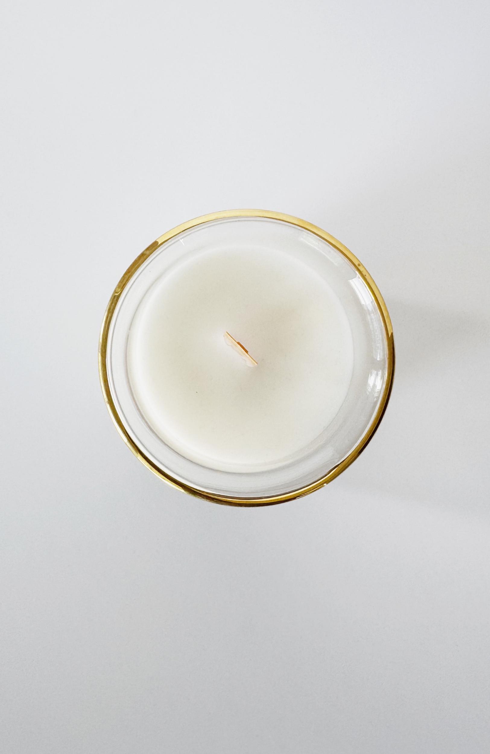 Ganja Suede Scented Candle with Wood Wick