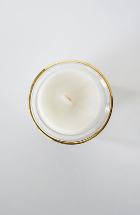 Ganja Suede Scented Candle with Wood Wick