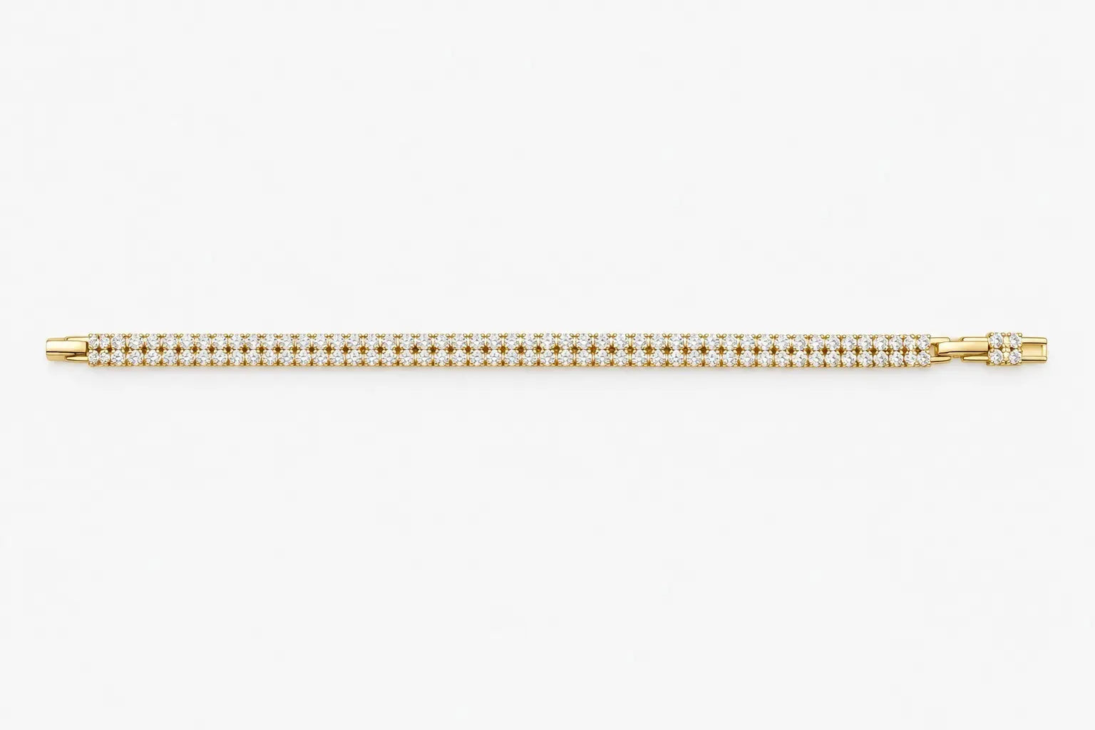 The Double Diamond Tennis Bracelet