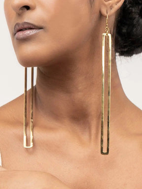 Aode Brass Earrings
