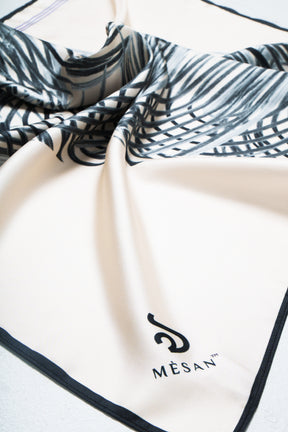 Mèsan Heartbeat Mulberry Silk Scarf