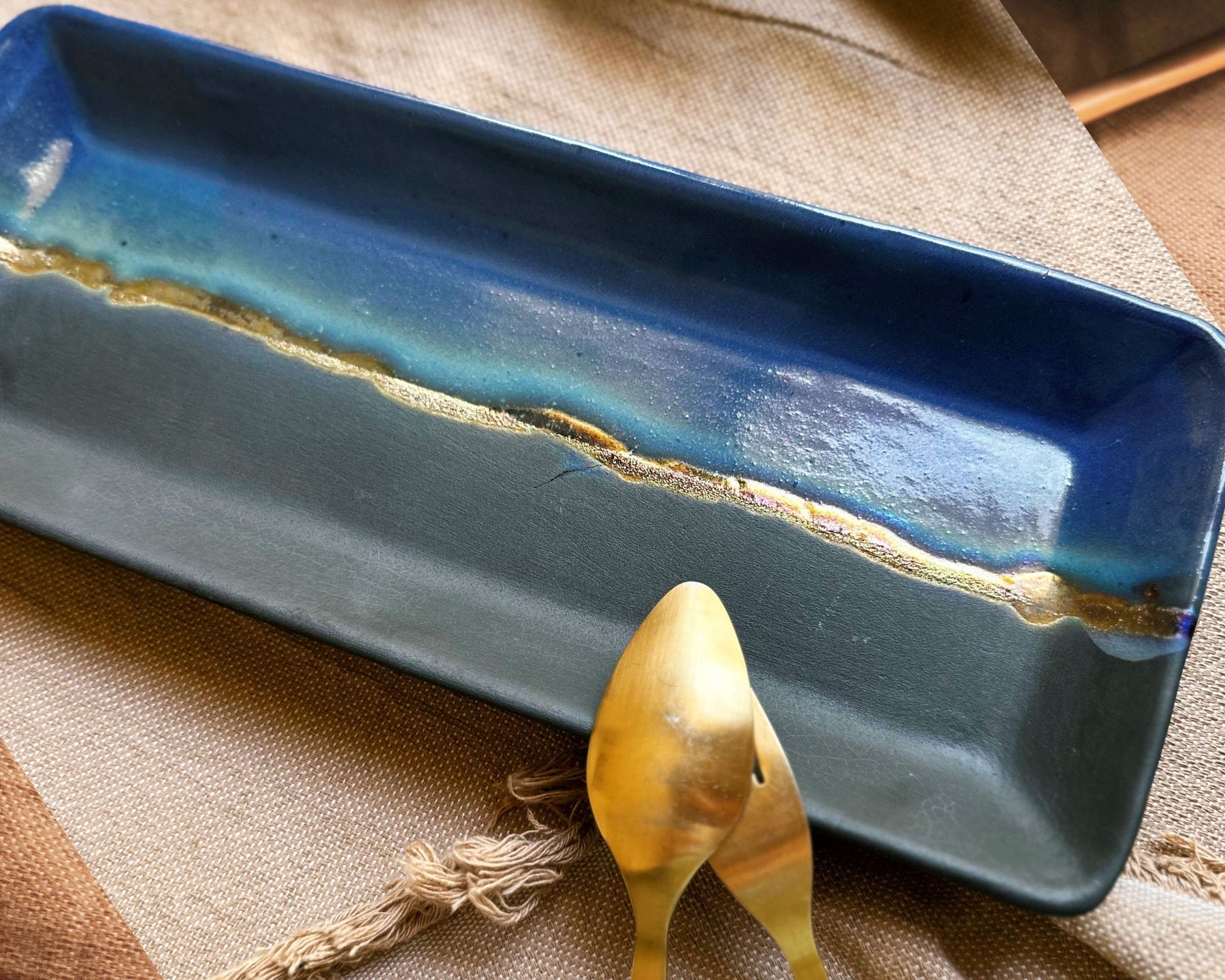 Dark Fusion Rectangular Platter