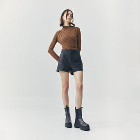 WREN SHORT LEATHER PANTS