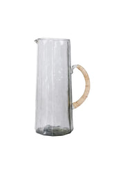Hammered Water Pitcher, Natural -6.25 X 9.5 Inches