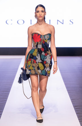 Embroidered Corset Mini - Chuks Collins Sizzle Resort — Drop 1