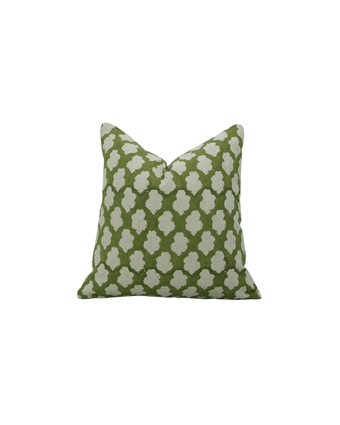 Natural Hand-Carved Block Print Design Boho Pure Linen Pillow Cover- Badal