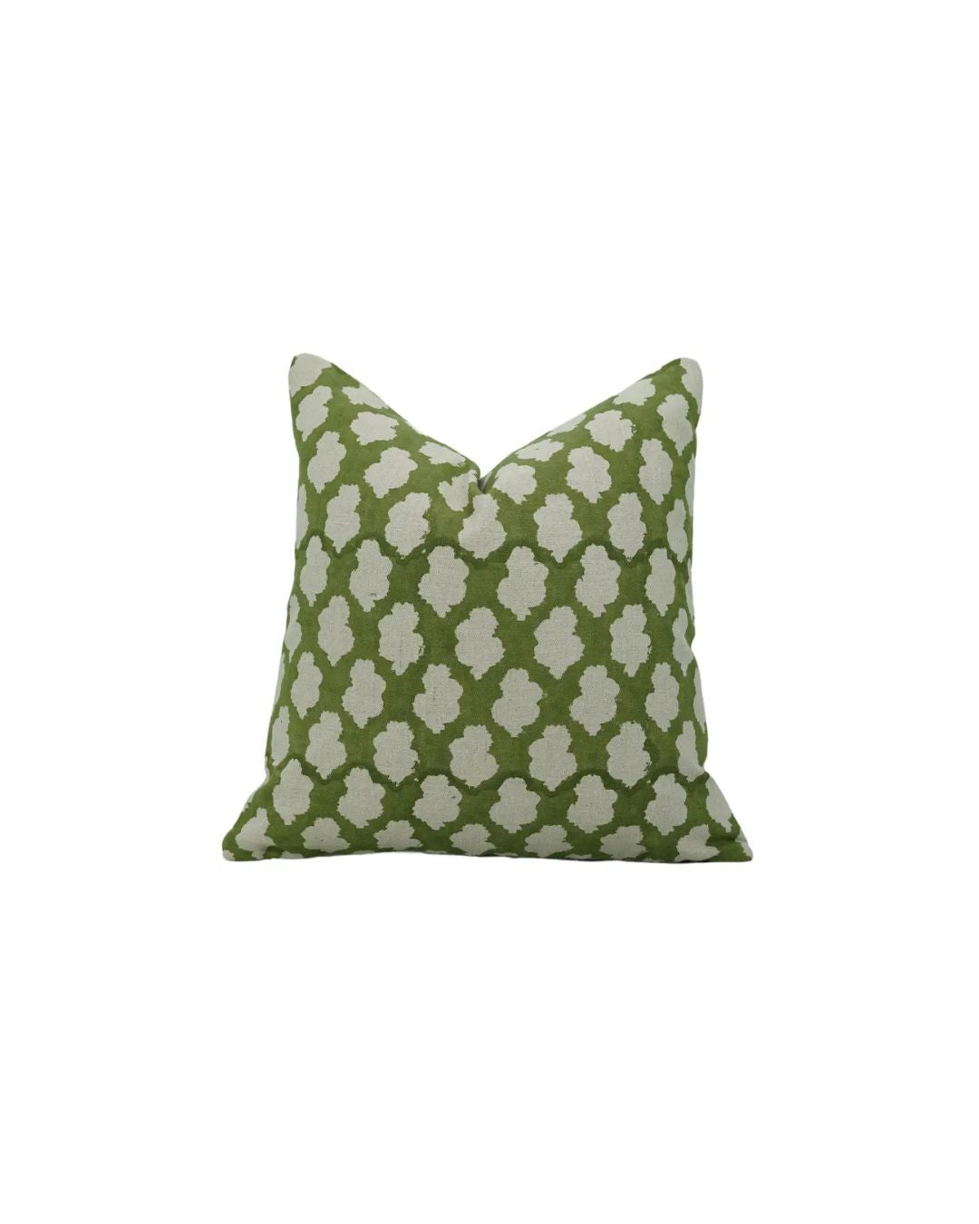Natural Hand-Carved Block Print Design Boho Pure Linen Pillow Cover- Badal