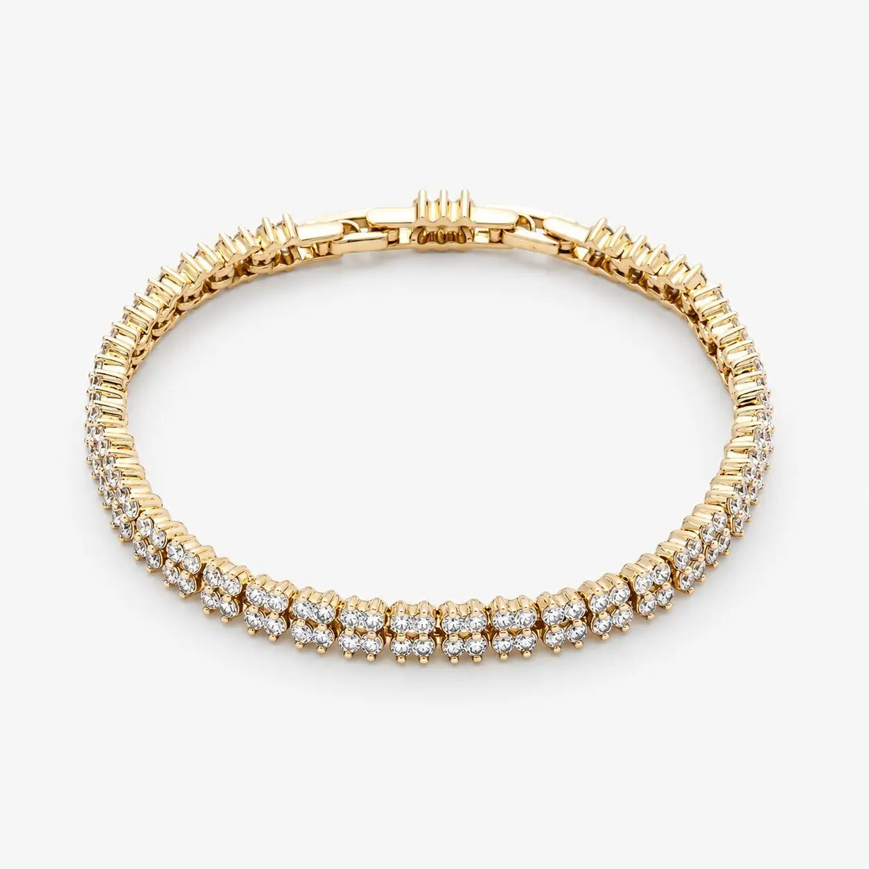 The Double Diamond Tennis Bracelet