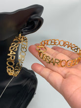 Rossario George Logo Hoop Earrings