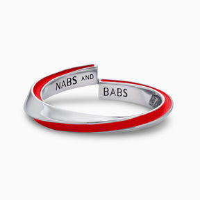Lilo Color Top Ring - Silver