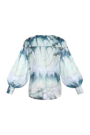 Mimi Top Print Sage