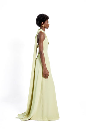 DEA DRESS-  LINT GREEN