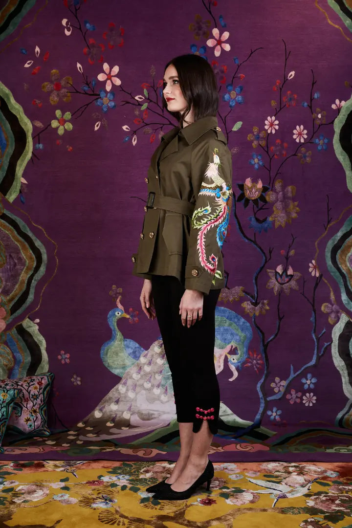 Phoenix Heritage Short Trench (army Green)