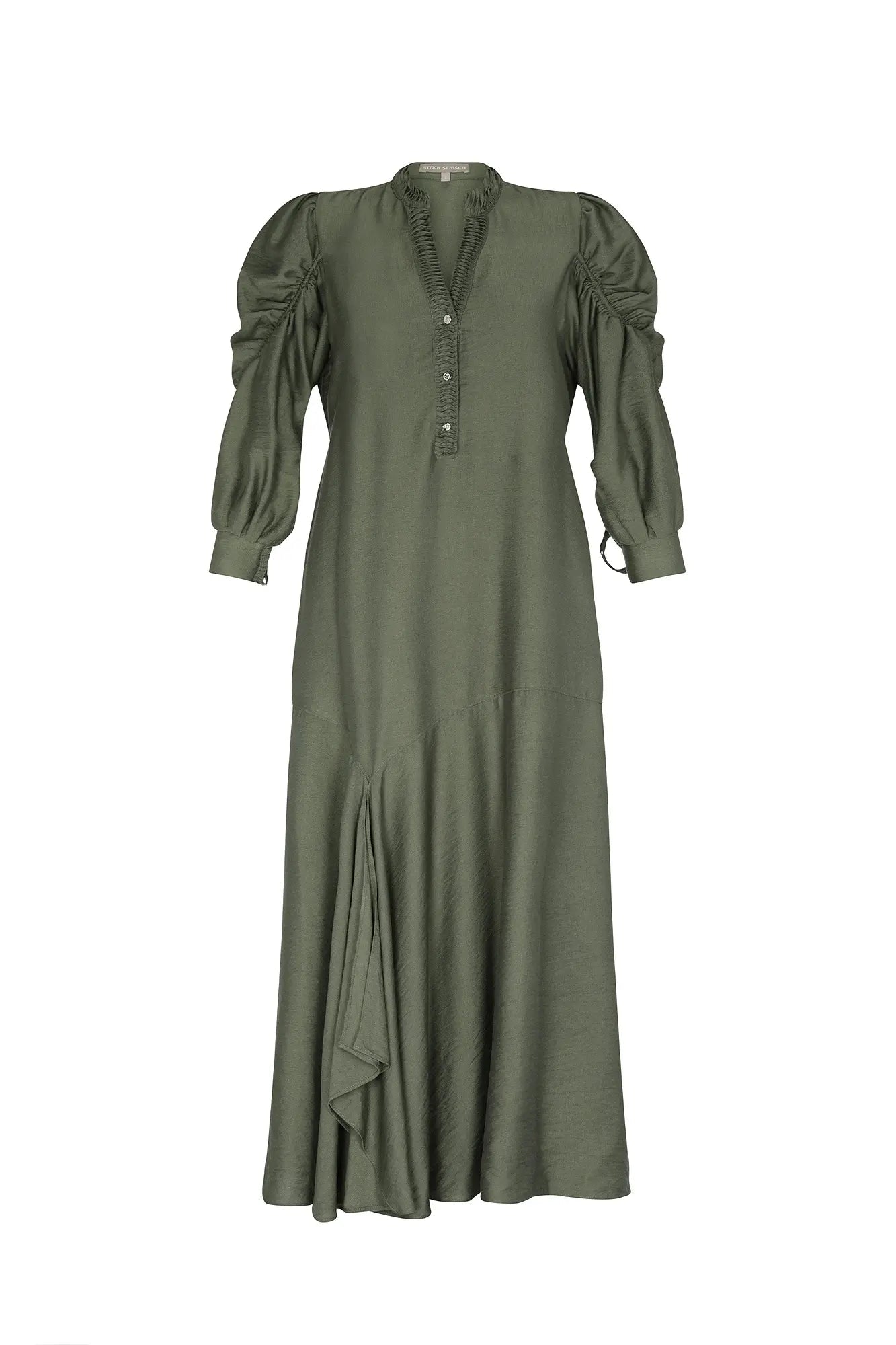 Carlie Asymmetrical Dress | Olive