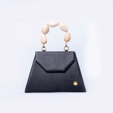 Emilia - Black Top Handle Bag