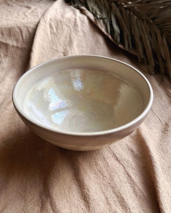 Pearl Oyster Serving/Salad Bowl