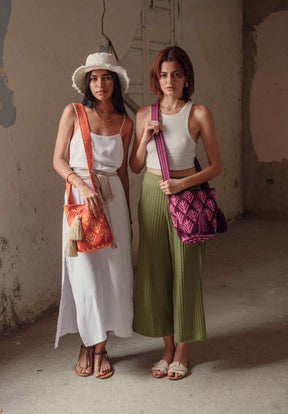 Palma Wayuu Bag (Saffron)