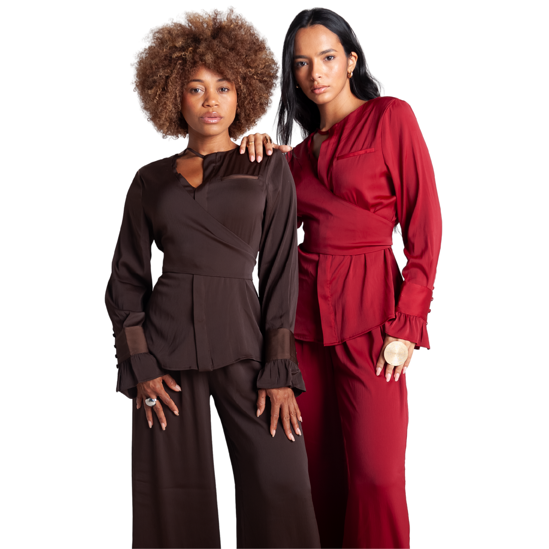 Long Sleeve Wrap Top