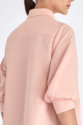 Tatiana Puff Sleeve Blouse | Rose