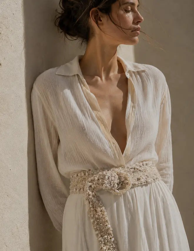 Cabo Handwoven Embellished Belt