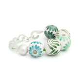 CARMEN Artisan Ceramic & Crystal Bracelet