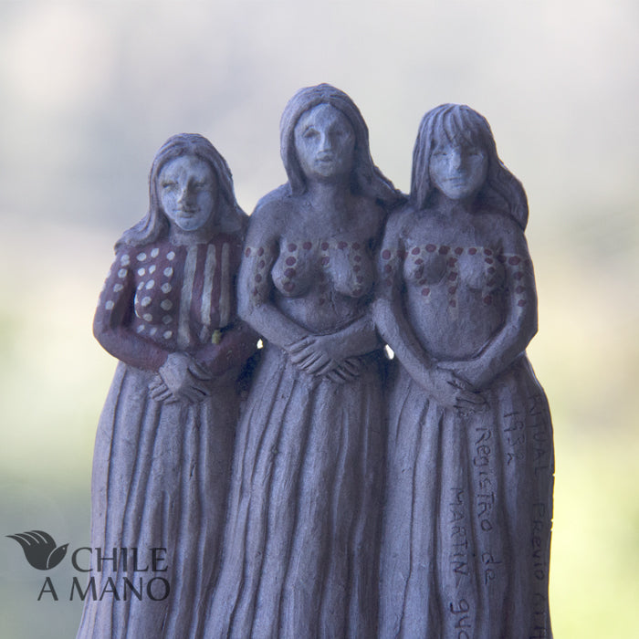 Selk’nam Women Sculpture — Hand-crafted Ceramic Figurine