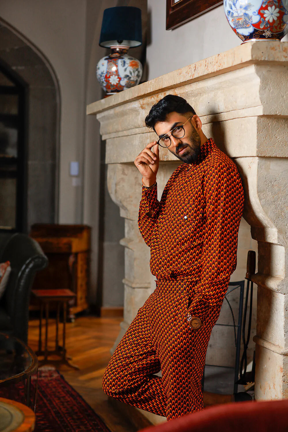 Zawadi Statement Shirt And Trousers Set