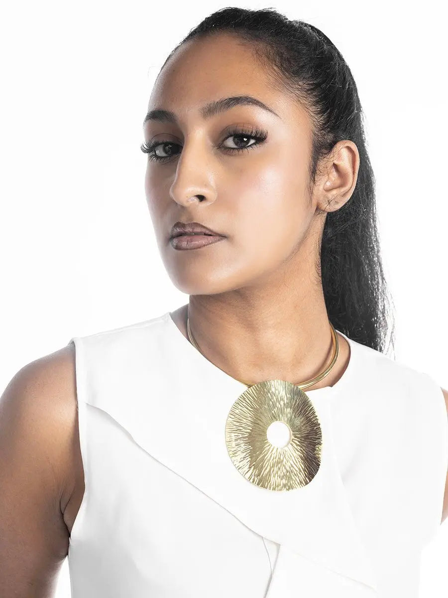 Anjiola Brass Choker