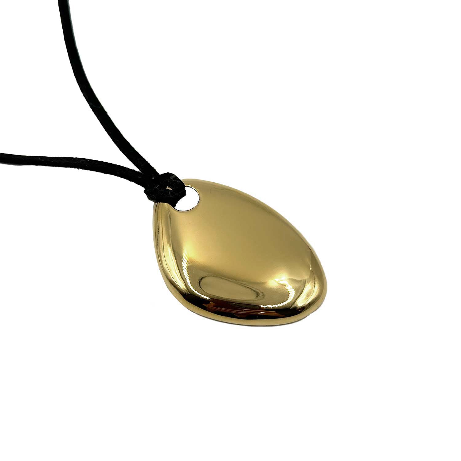 Bold Sculptural Gold Cord Necklace