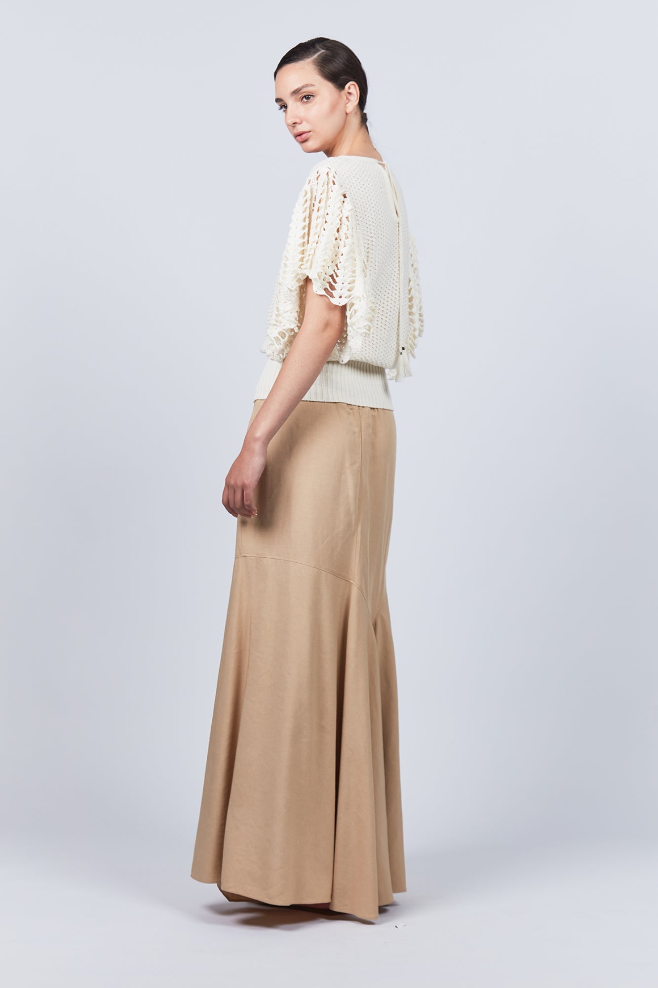 Alejandra Vest | Ivory Melange