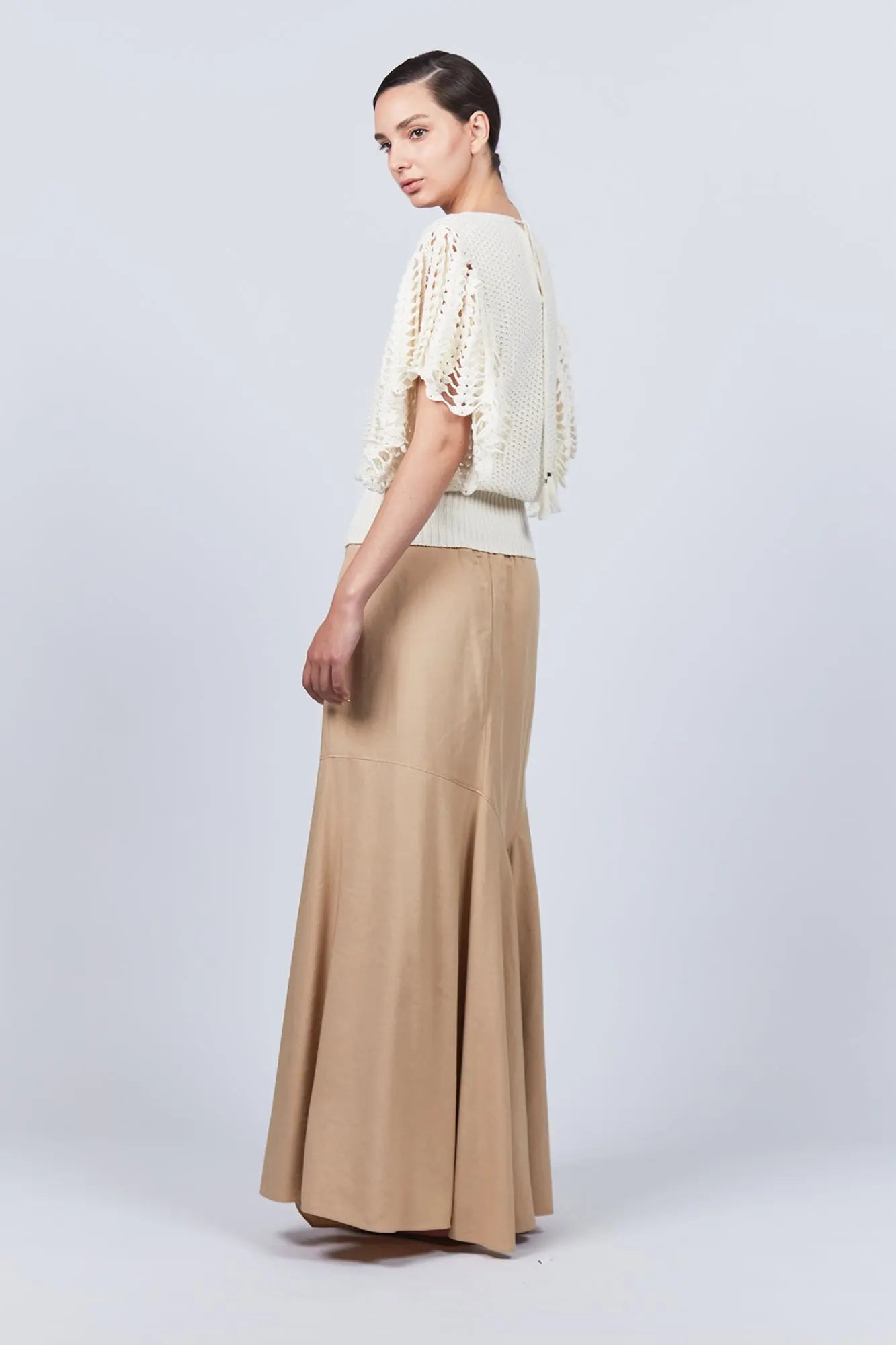 Alejandra Vest | Ivory Melange