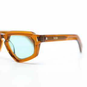 Avitio Sunglasses with Amber Frame & Aqua Lens