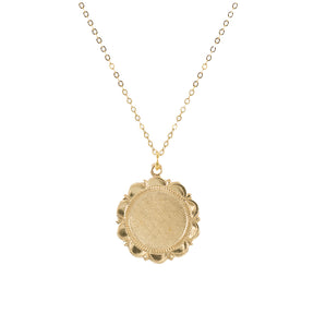 Minimal Flower Chain Necklace