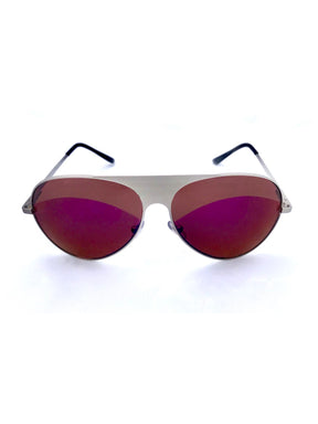 Pearl Polarized Aviator Sunglasses