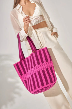 XL Tote Wayuu Rosa Tecla