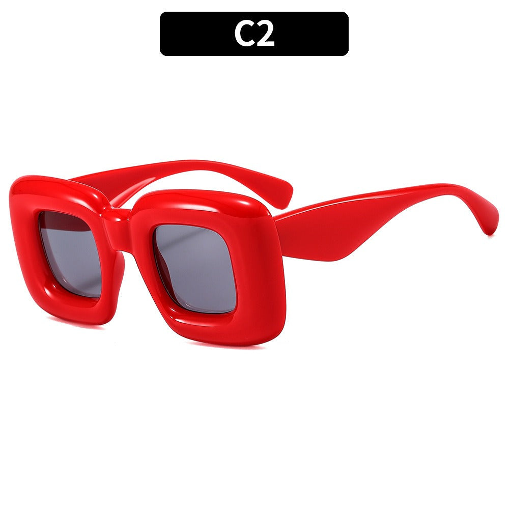 New Inflatable Sunglasses Funny Square Street Sunglasses