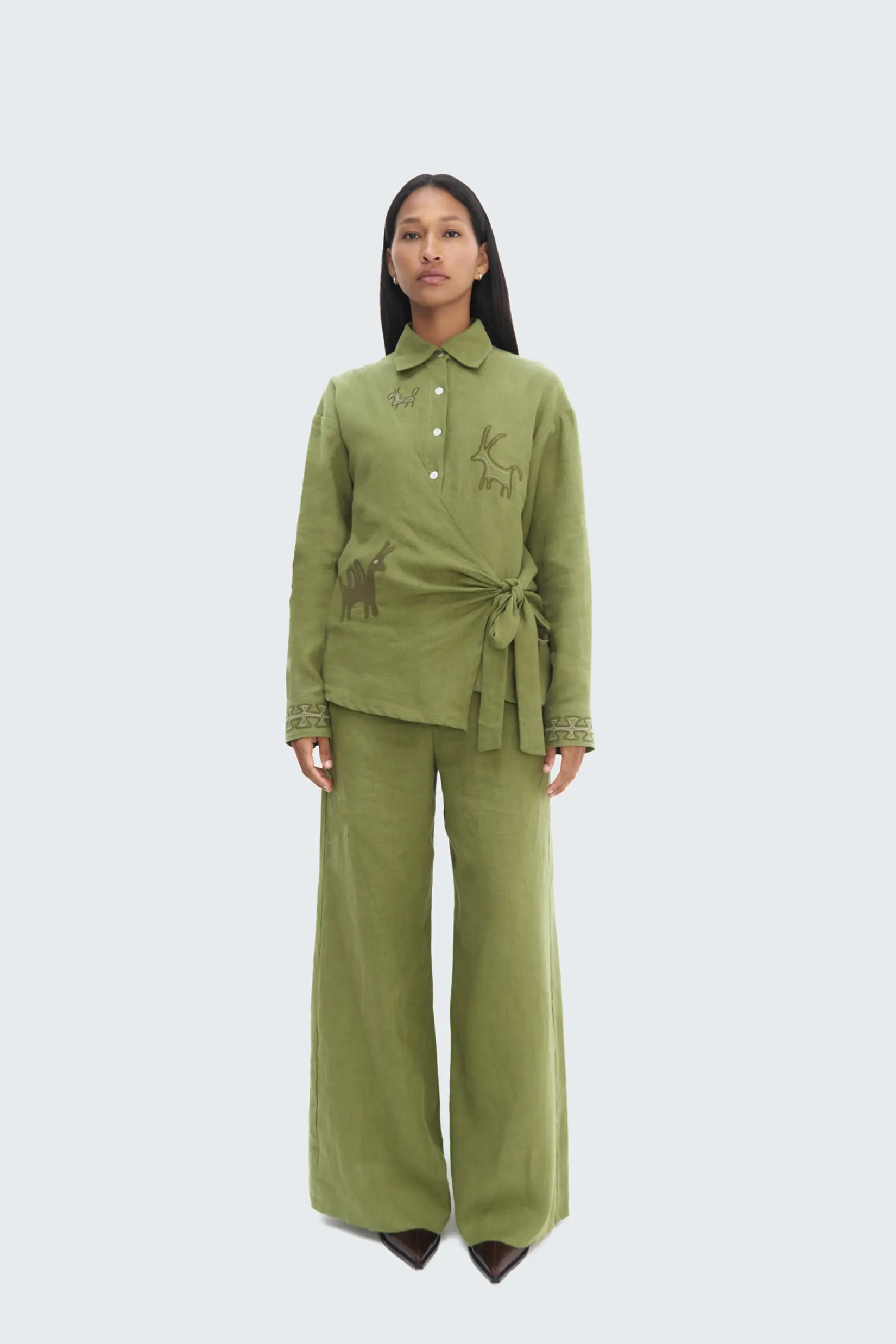 Pilche Wrapped Blouse