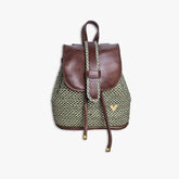 Brown Leather Iris Mini-backpack
