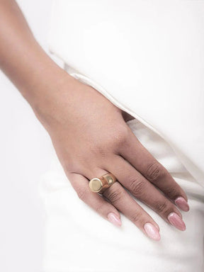 Faith Round Ring