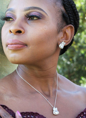 Trillion & pear cut Earrings